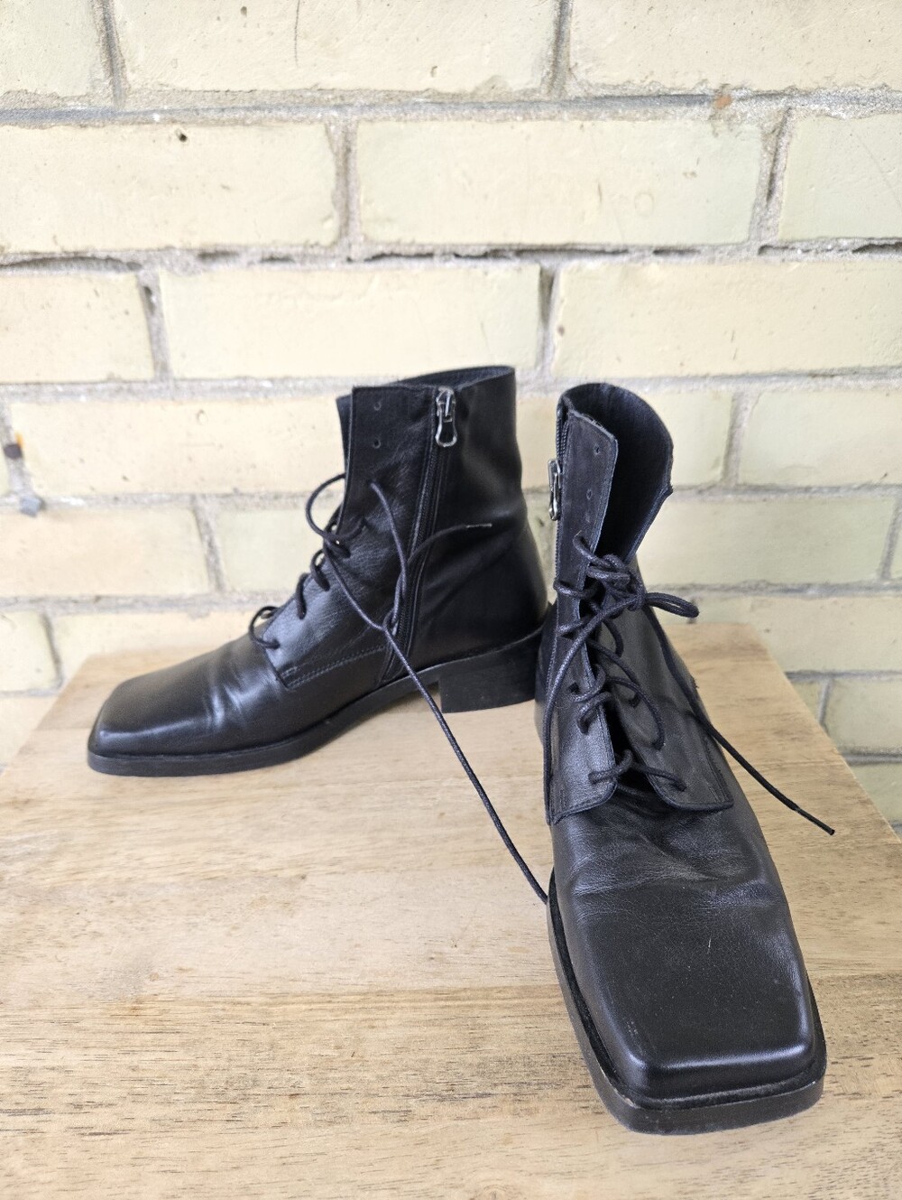 L'Intervalle Square Toe Boots - Picture 8 of 10